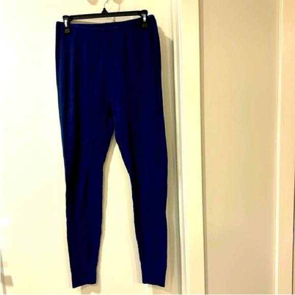 Women’s Fruit of The Loom Navy Long John Leggings size Large - Picture 1 of 9